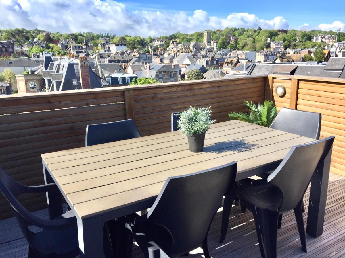 Vue Mer Panoramique Incroyable - Lesparisnormands - Centre Et Plage A 50M Villers-sur-Mer Exterior foto